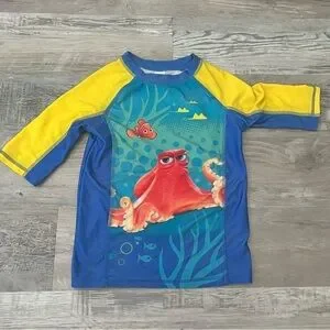 Disney | Swim | 24 Euc Disney Finding Nemo Finding Dory Rash Guard Size ...